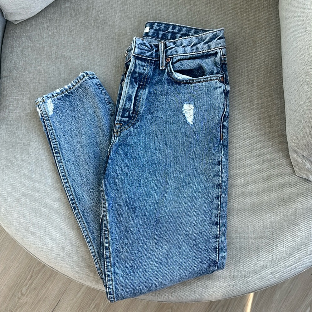 GRLFRND Karolina Straight Leg Jeans